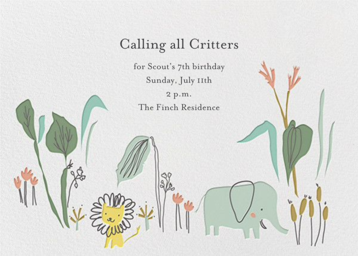 Leo & Ellie - Invite by Little Cube