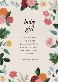 Dahlia - Baby Shower Invitation by Rifle Paper Co.