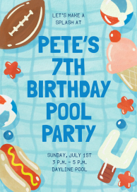 Summer Floats - Birthday Invitation by Paperless Post