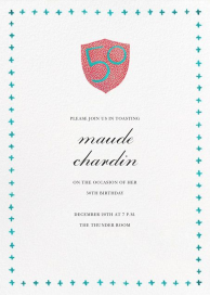 Birthday Crest by Happy Menocal