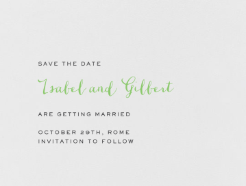 Miller (Save the Date) by Crane & Co.