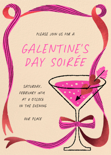 Cupid’s Cocktail - Invitation by Hello!Lucky