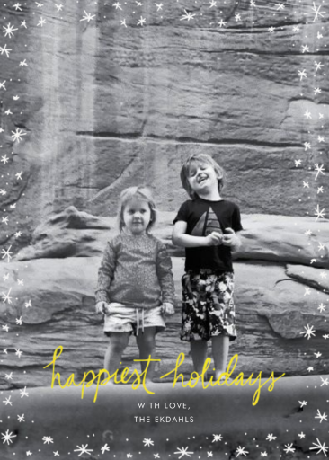 Holiday Wink - Holiday Card by Linda and Harriett