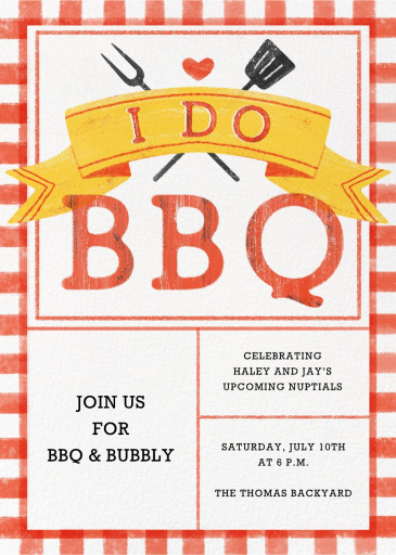 BBQ Lovers - Welcome Party Invitation by Paperless Post