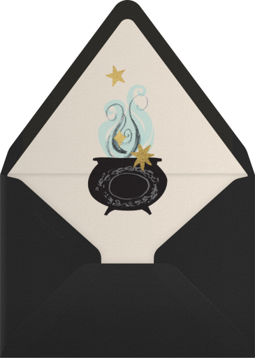 Halloween Harlequin Invitation Envelope