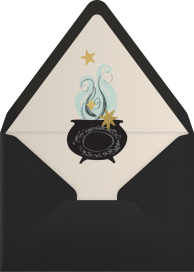 Halloween Harlequin Invitation Envelope
