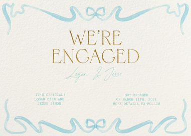 Dancing Ribbon by Paperless Post