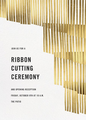 Swaying Fringe by Paperless Post