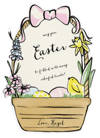 Easter Basket Cutout - Easter Card by Paperless Post