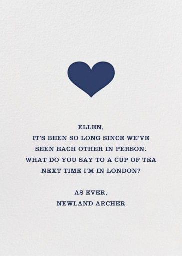 Glory of Love - Greeting Card by Jonathan Adler - Back