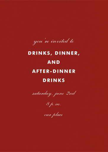 Crimson - Housewarming Invitation by Paperless Post