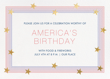 Starry Spectrum - 4th of July Invitation by Paperless Post