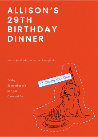 Corner Motif (Custom Magic Art) - Birthday Invitation by Paperless Post