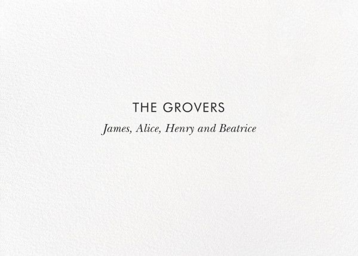 Christmas Bow Frame - Holiday Card by Linda and Harriett - Back