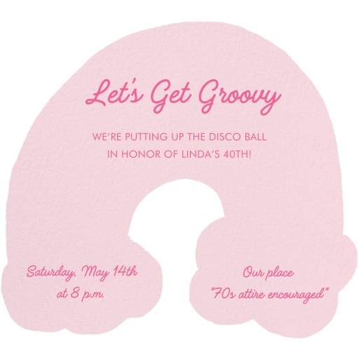 Over the Rainbow - Invitation by Carolyn Suzuki Studio - Back