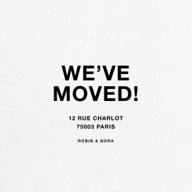 Ivory Plain - Moving Announcement by Paperless Post