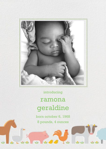 Farm Line - Announcement by Petit Collage