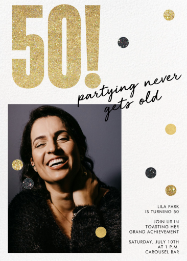 Never Gets Old - Birthday Invitation by Paperless Post