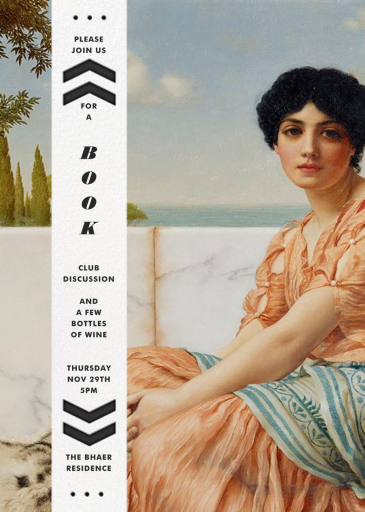 Bookworm (Tall) - Get-Together Invitation by Paperless Post