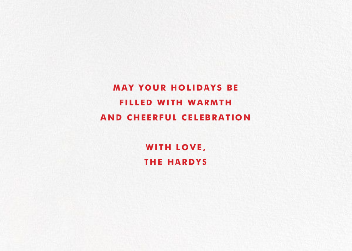More Fun It Is - Holiday Card by Paperless Post - Back