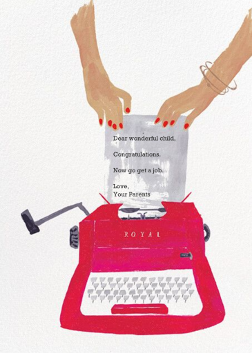 Royal's Advice - Graduation Card by Mr. Boddington's Studio