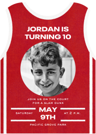 Slam Dunk Photo by Paperless Post