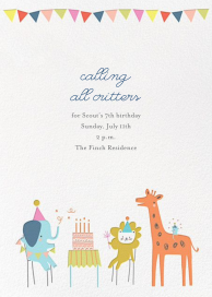 Jungle Birthday Bash by Little Cube