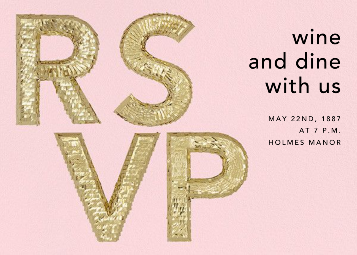 Fete - Get-Together Invitation by CONFETTISYSTEM