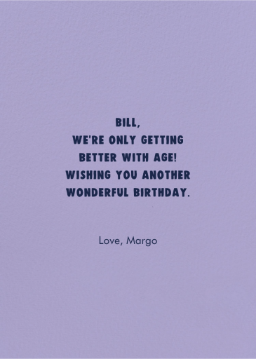 From the Block - Birthday Card by Party Mountain - Back