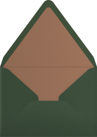 Watercolor Football Tailgate Invitation Envelope