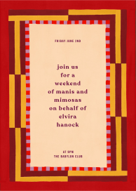 Milla - Bachelorette Party Invitation by Lisa Corti