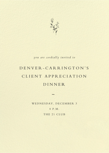 Folio II - Appreciation Event Invitation by Paperless Post