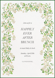 Floral Arch - Wedding Weekend Invitation by  Monique Lhuillier