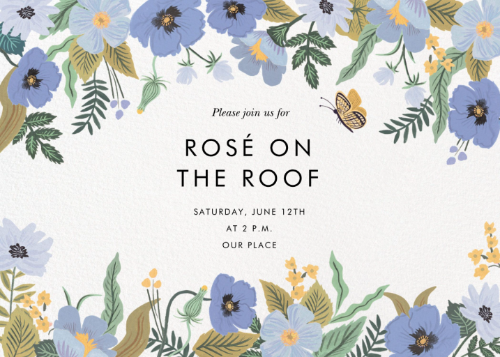 Blue Strawberry Fields by Rifle Paper Co.