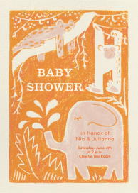 Safari Animals - Baby Shower Invitation by Paperless Post