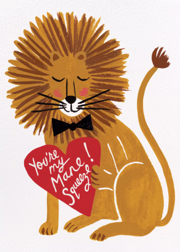 Mane Squeeze - Valentine's Day Card by Rifle Paper Co.