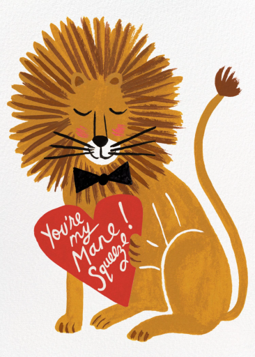 Mane Squeeze - Valentine's Day Card by Rifle Paper Co.