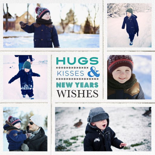 Kisses & Wishes (Photo) - New Year's Card by Jonathan Adler