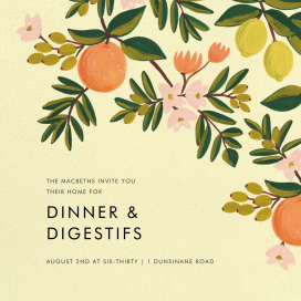 Citrus Orchard - Breakfast Invitation by Rifle Paper Co.