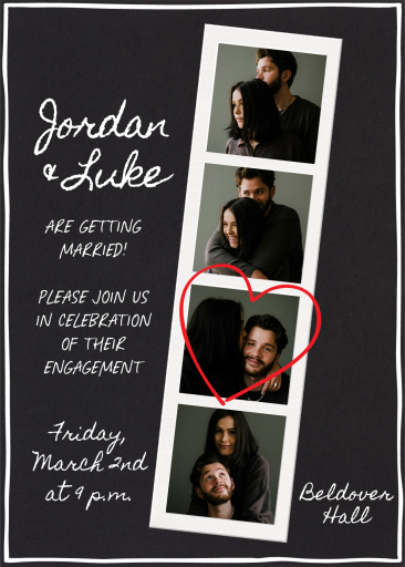 The Candid Look - Engagement Party Invitation by Paperless Post