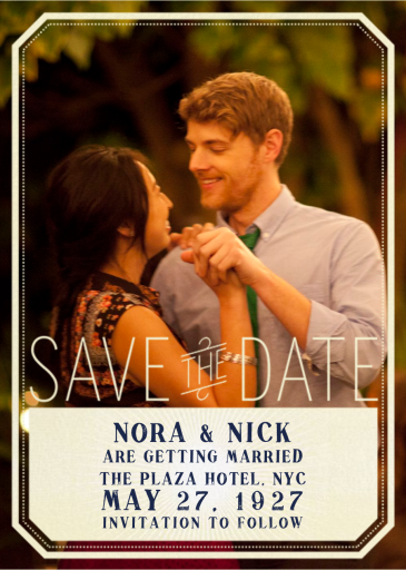 Passport Ready Photo - Save the Date by Crate & Barrel