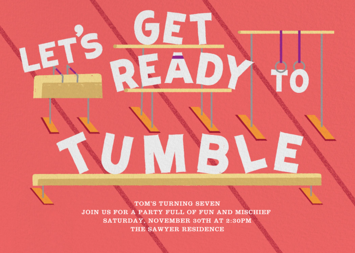 Let's Get Ready to Tumble by Paperless Post