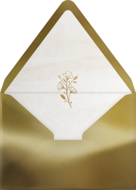 Botanical Pressed Wildflower - Paperless Post Envelope