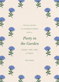 Dianthus Floral - Spring Party Invitation by Rifle Paper Co.