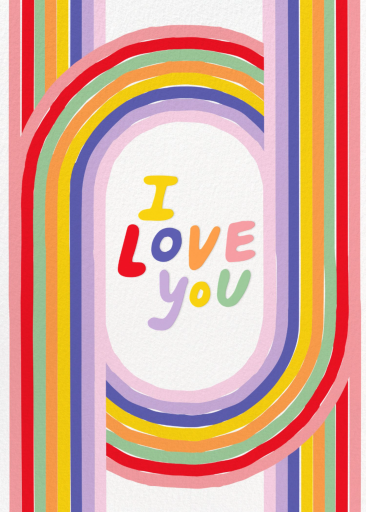 Rainbow Roadway - Greeting Card by Hartland Cards