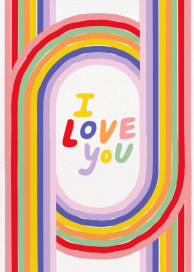 Rainbow Roadway - Love and Romance Card by Hartland Cards