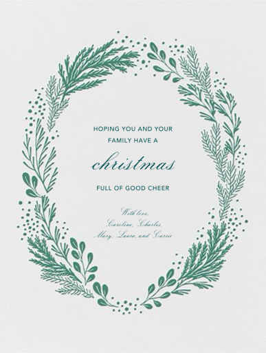 Winter Garden - Holiday Card by Paperless Post
