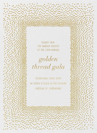 Jubilee I - Fundraiser Invitation by Kelly Wearstler