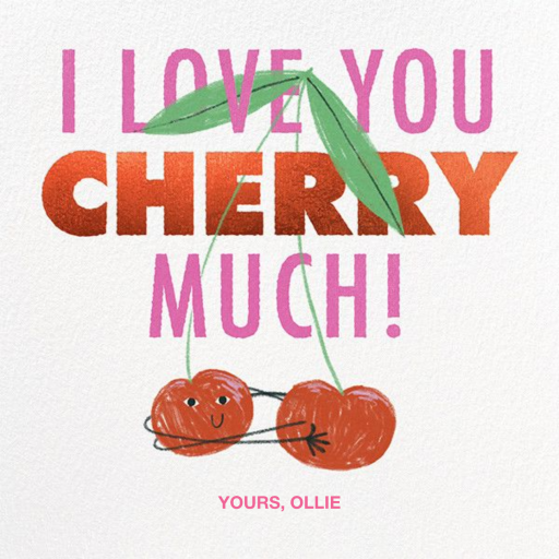 Cherry Hug - Valentine's Day Invitation by Paperless Post