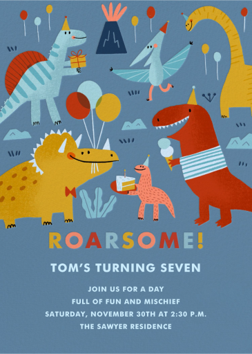 Roaring Good Time - Invitation by Hello!Lucky